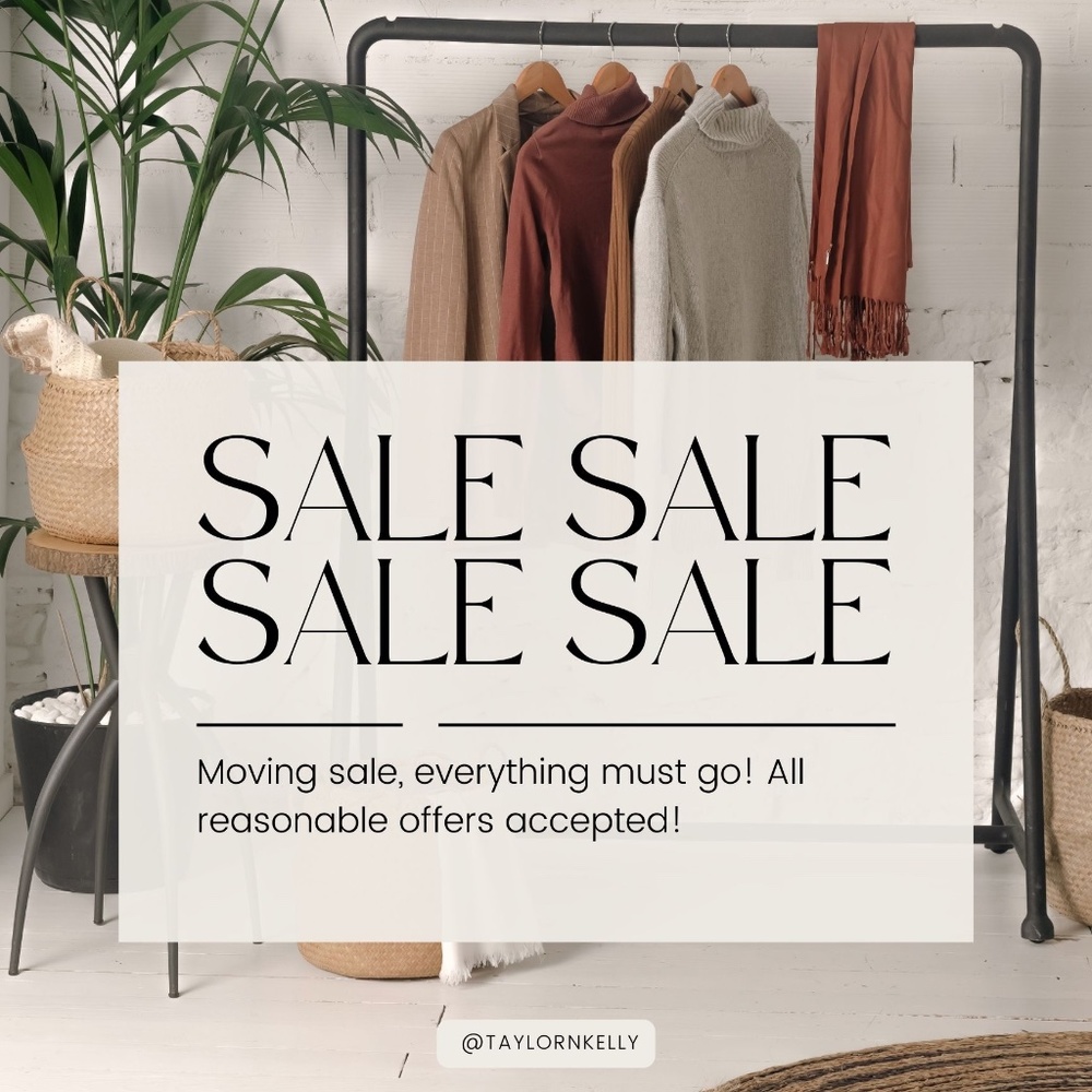 MOVING SALE